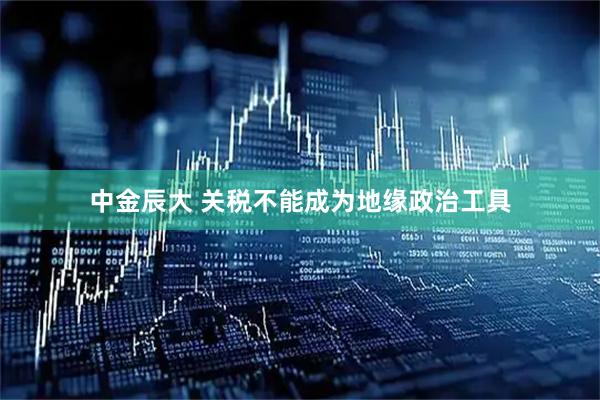 中金辰大 关税不能成为地缘政治工具